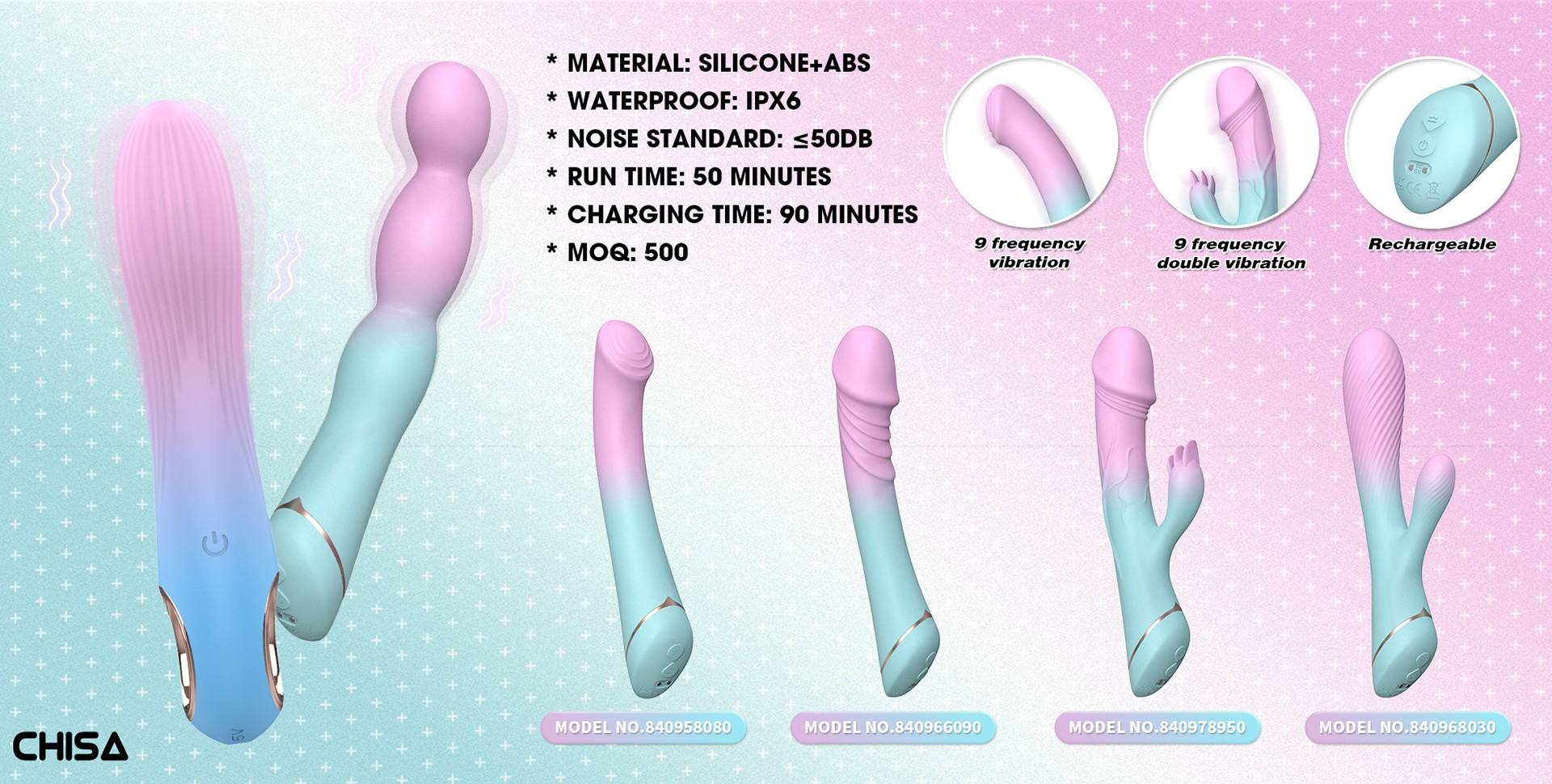 Vibrator de culoare gradient