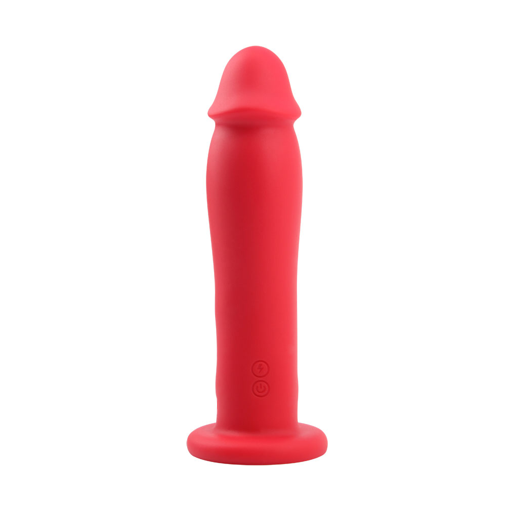 Dildo vibrator flexibil din silicon lichid, cu Power Boost