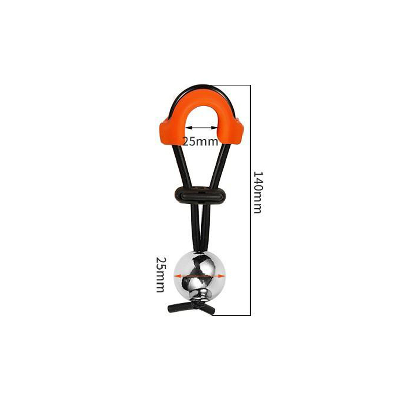 Targă metalic pentru penis - o singură bilă (φ25mm)