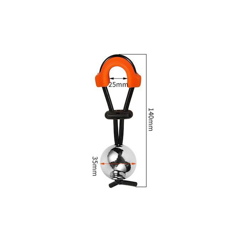 Targă metalic pentru penis - o singură bilă (φ35 mm)