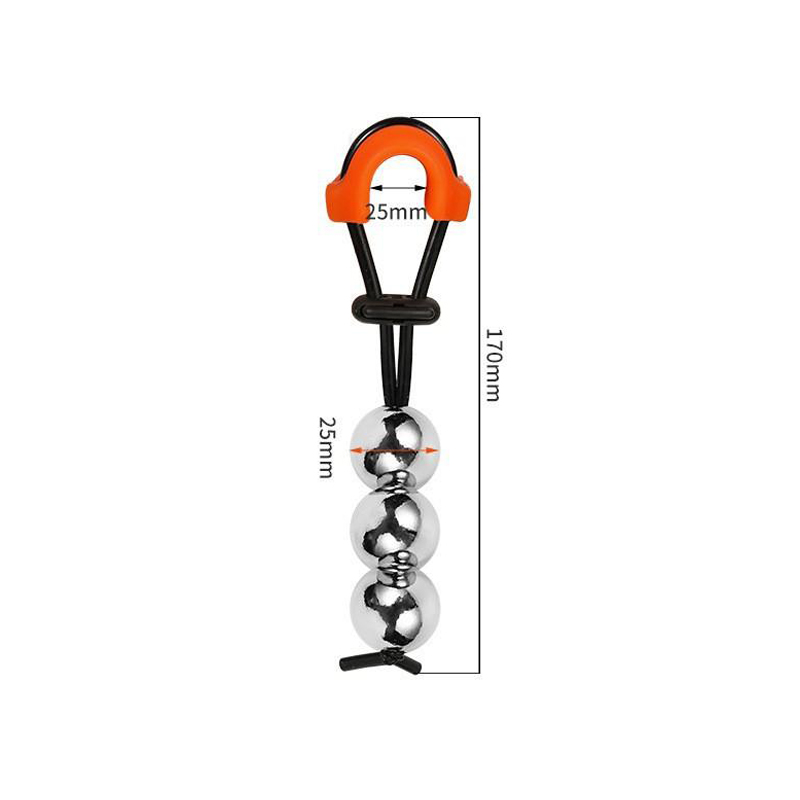 Targa metalica pentru penis-Tri-Ball (φ25mm)