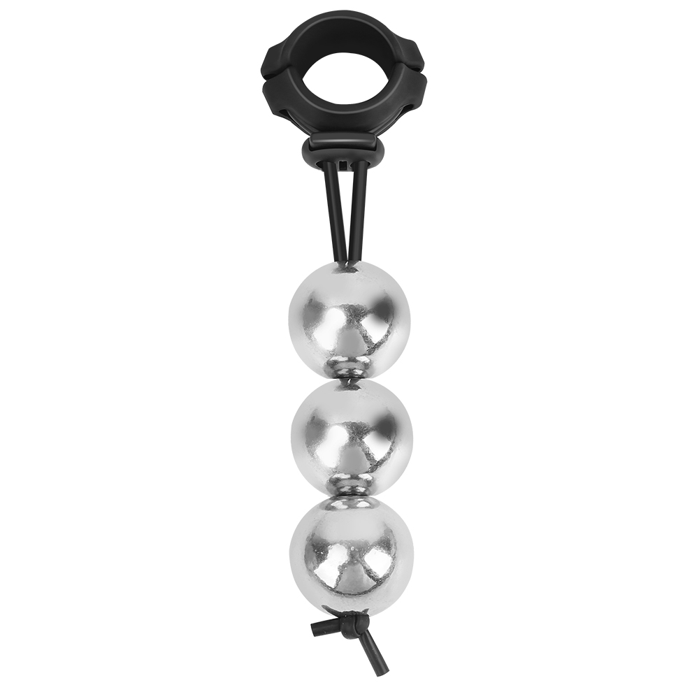 Targa metalica pentru penis-Tri--Ball Black (φ35mm)