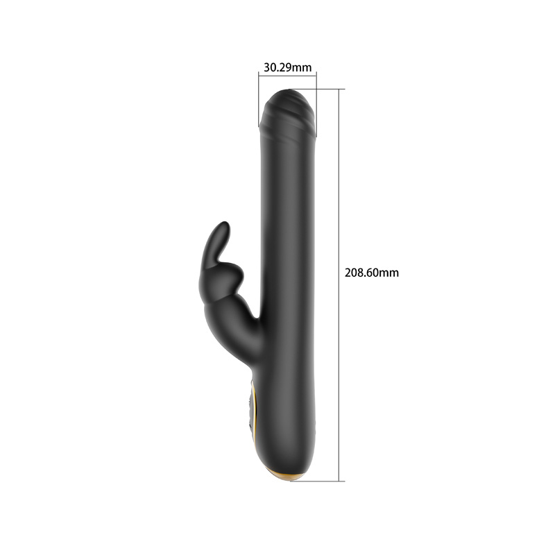 Vibrator telescopic de iepure rotativ