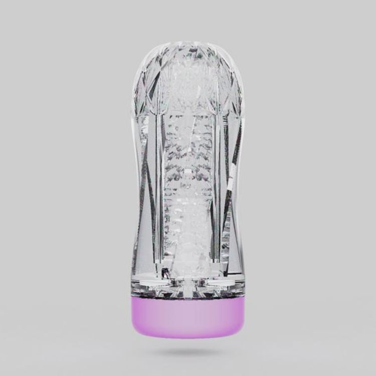 Masturbator transparent violet